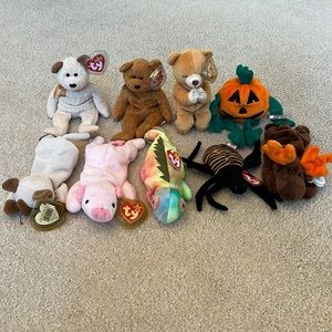 Ty Beanie Baby Lot of 9!